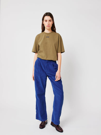 Blue pleated corduroy pants Bobo Choses BEBE Concept 