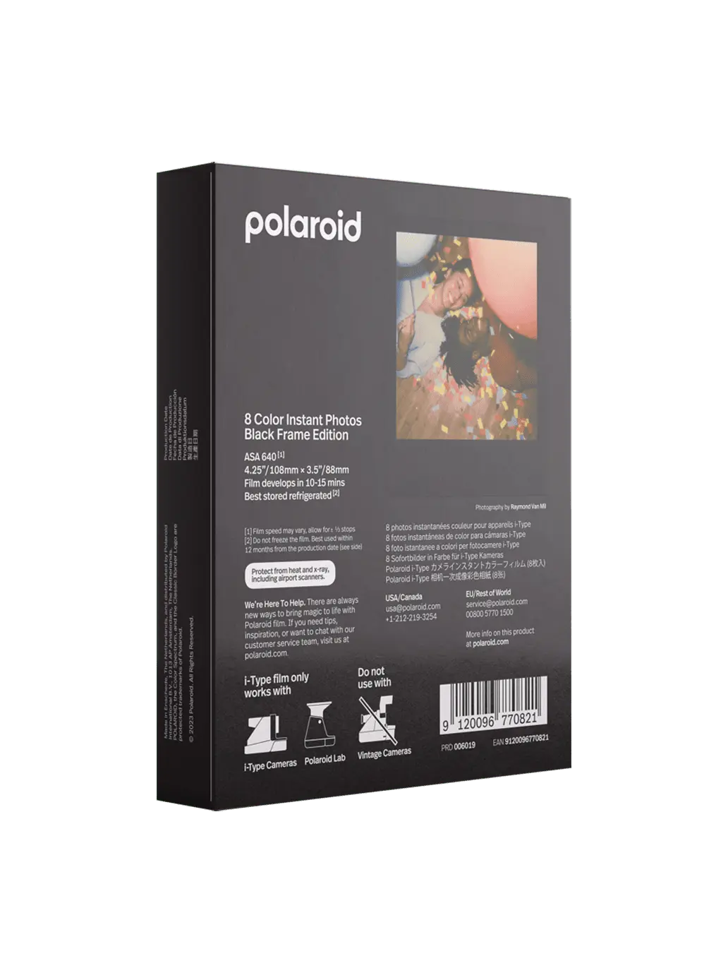 Wkłady Polaroid I-Type Black Frame Polaroid BEBE Concept 