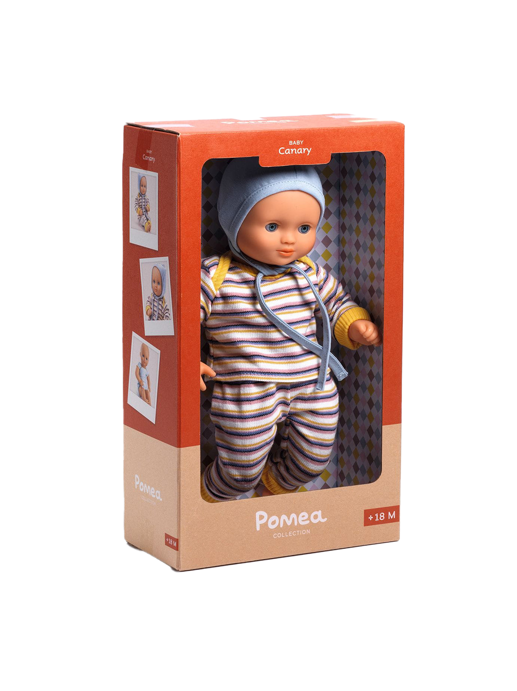Lalka z ruchomymi powiekami Baby Pomea Djeco BEBE Concept 