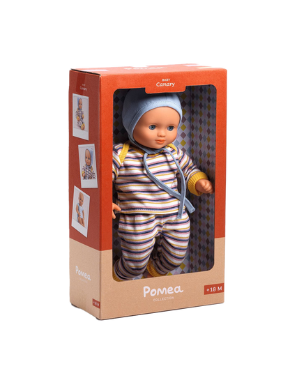 Lalka z ruchomymi powiekami Baby Pomea Djeco BEBE Concept 