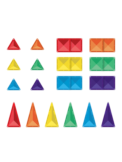 Klocki magnetyczne Rainbow Mini Pack Connetix BEBE Concept 