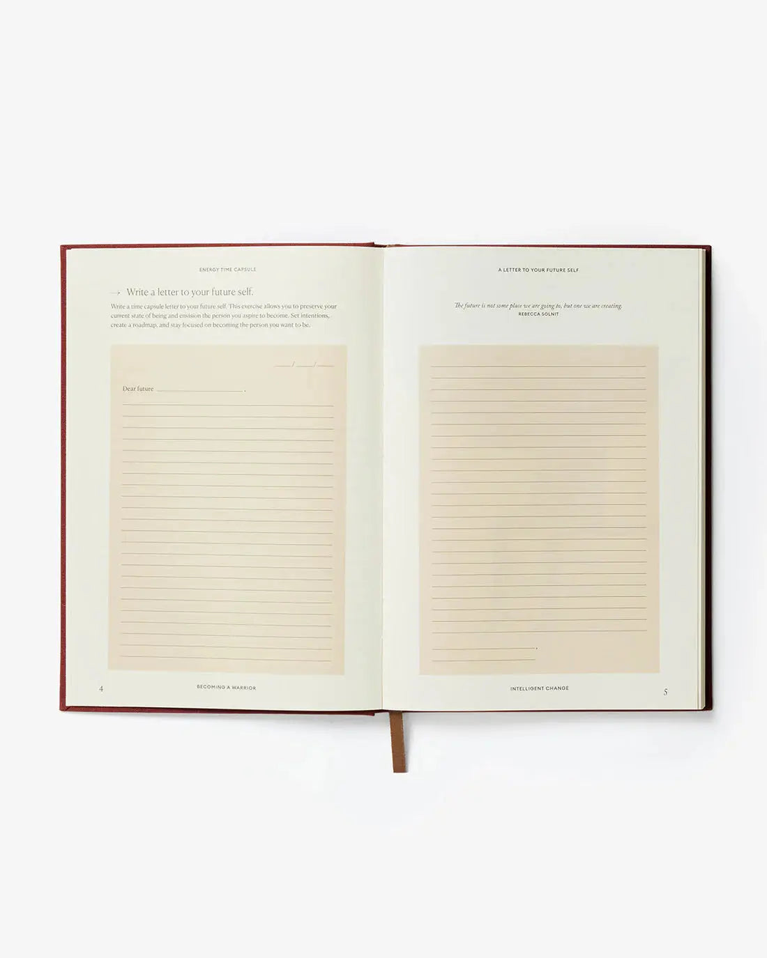Becoming a Warrior Journal Intelligent Change BEBE Concept 