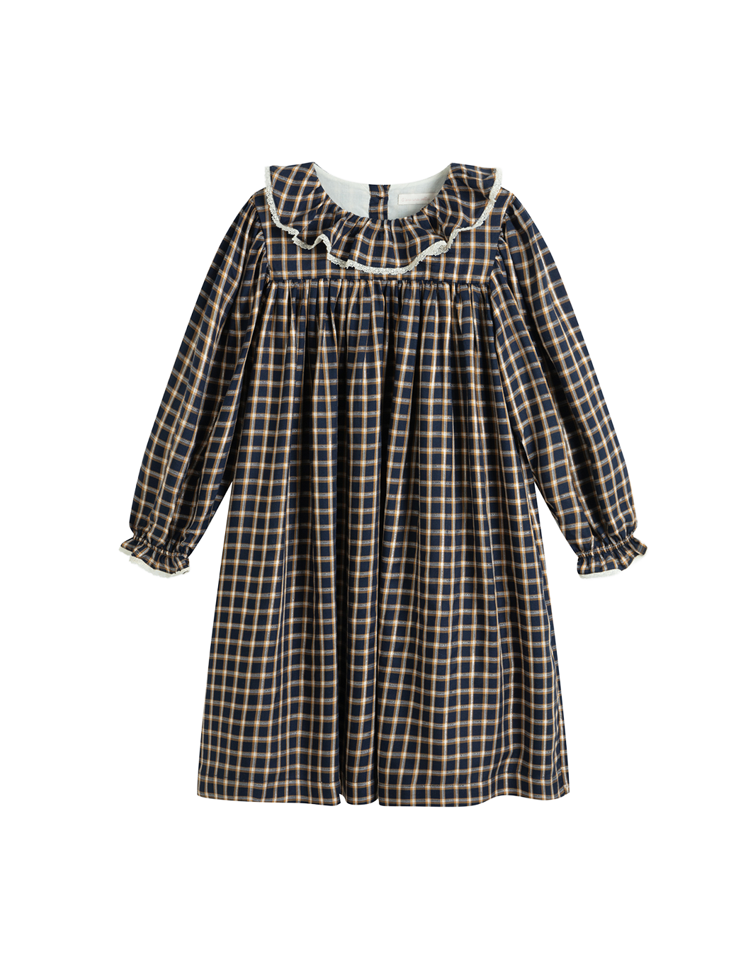 Sukienka Sophie Dress Blue Check Lurex C'era una volta BEBE Concept 