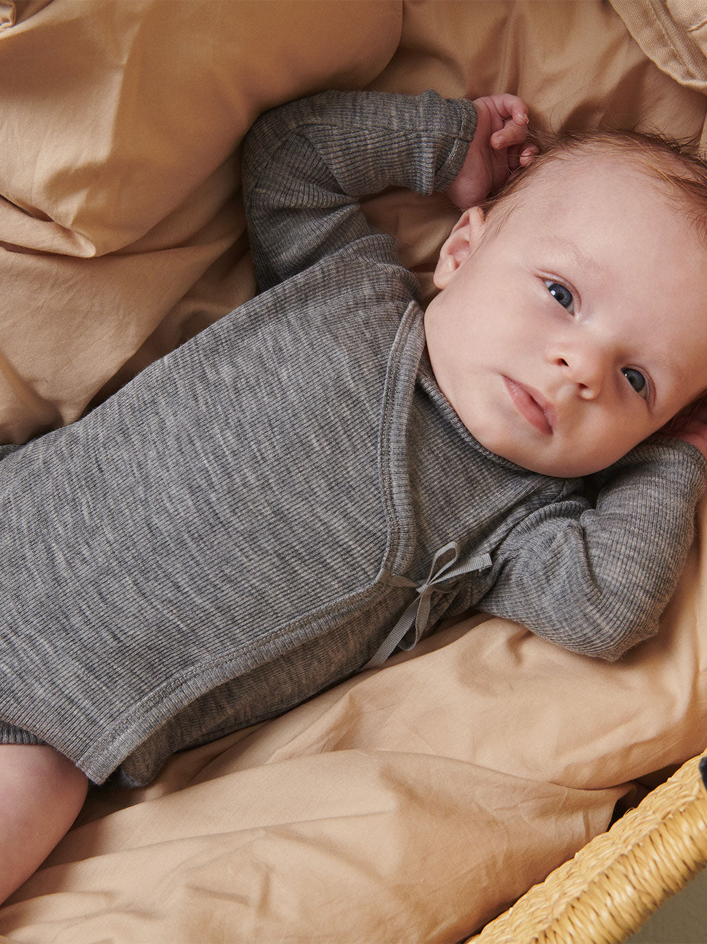 Body kopertowe z wełny merino Belita Rib MarMar Copenhagen BEBE Concept 