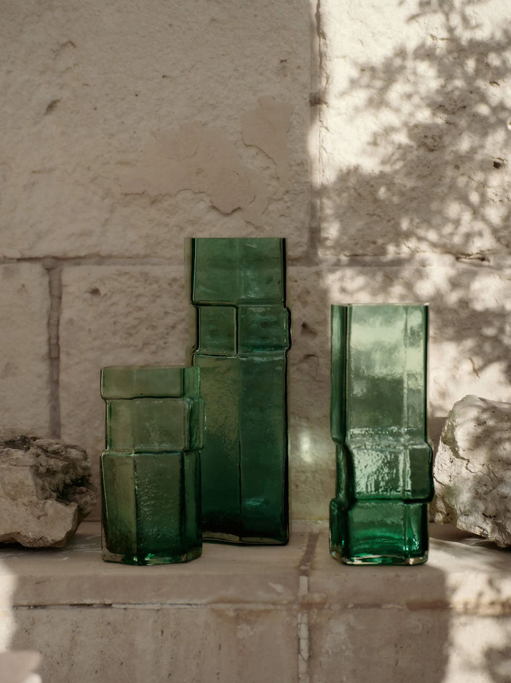 Szklany wazon Muro Vase Large Ferm Living BEBE Concept 