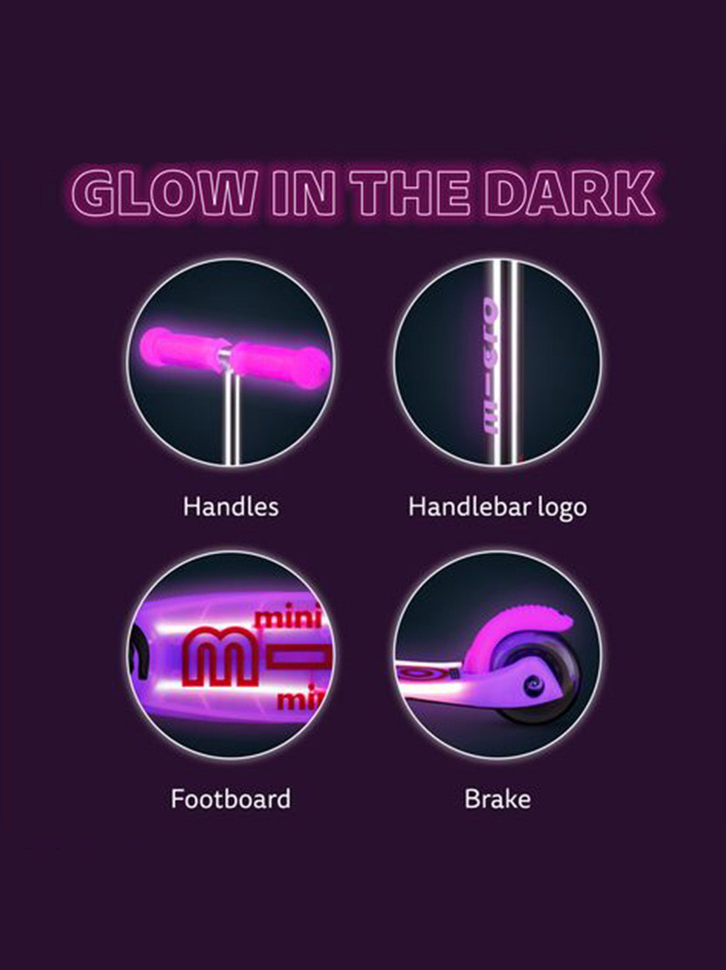 Hulajnoga Mini Micro Deluxe Glow Plus Micro BEBE Concept 