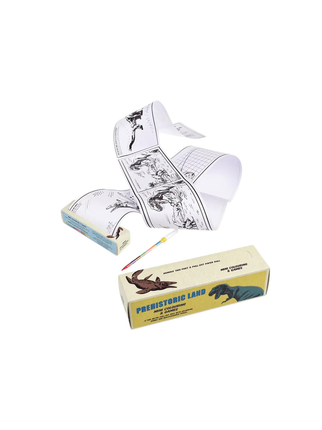 Gry i kolorowanki podróżne w rolce Rex London BEBE Concept 