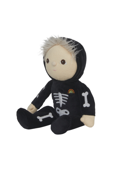Miękka laleczka Dinky Dinkum Halloween Skeleton Olli Ella BEBE Concept 