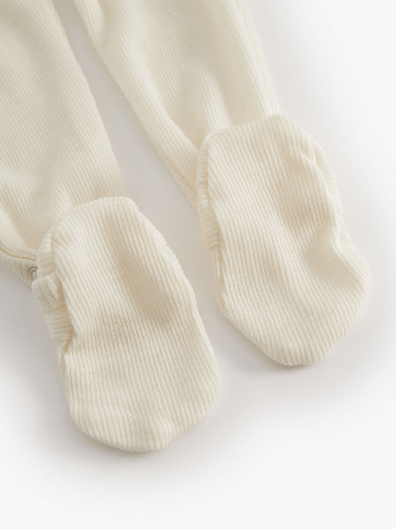 Śpioszki niemowlęce merino Rubetta Rib MarMar Copenhagen BEBE Concept 
