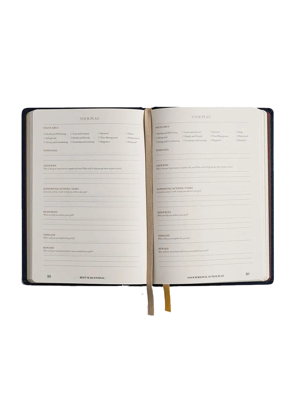 planner The Best Year Intelligent Change BEBE Concept 