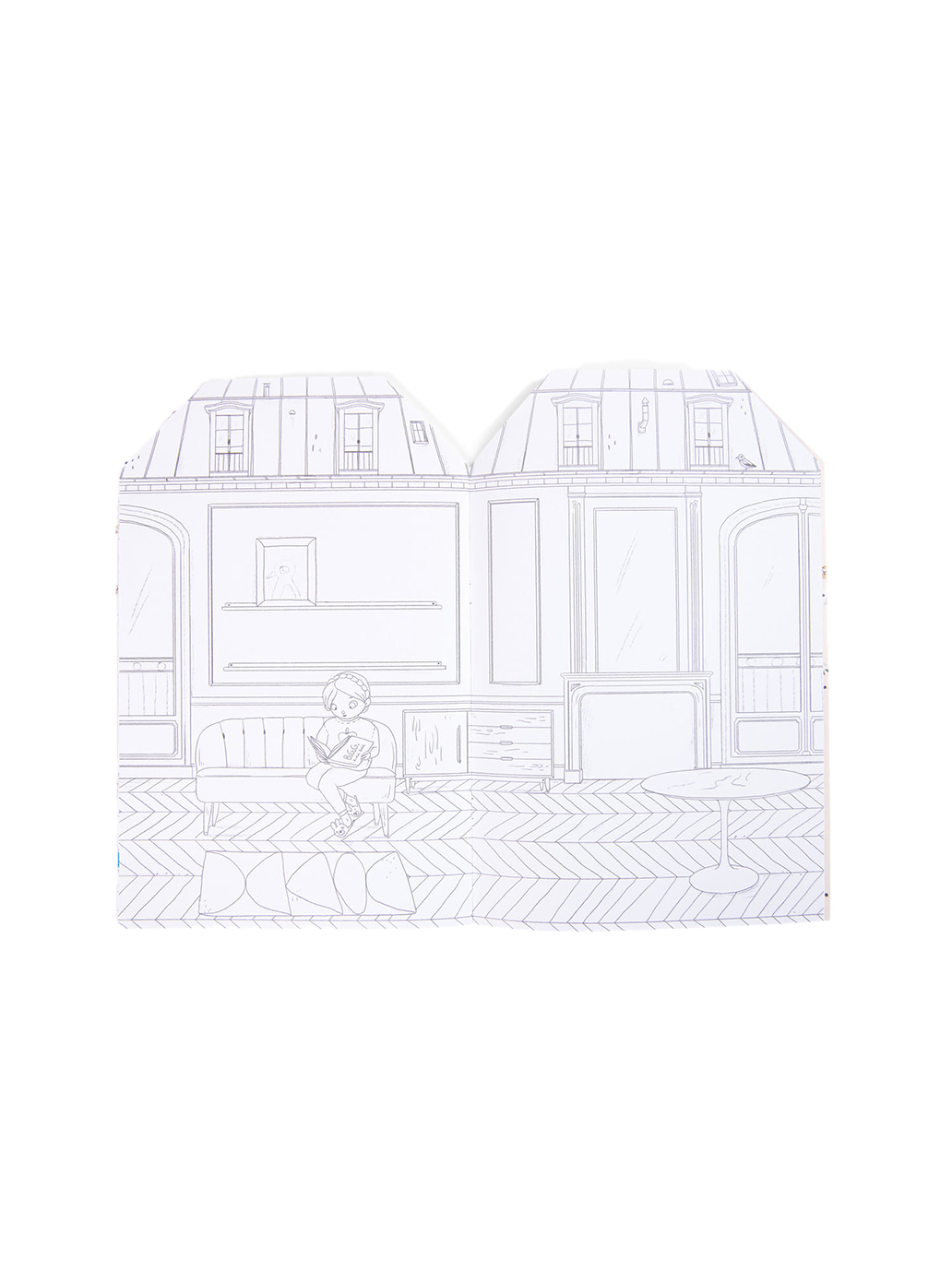 Kolorowanka z naklejkami Moulin Roty BEBE Concept 