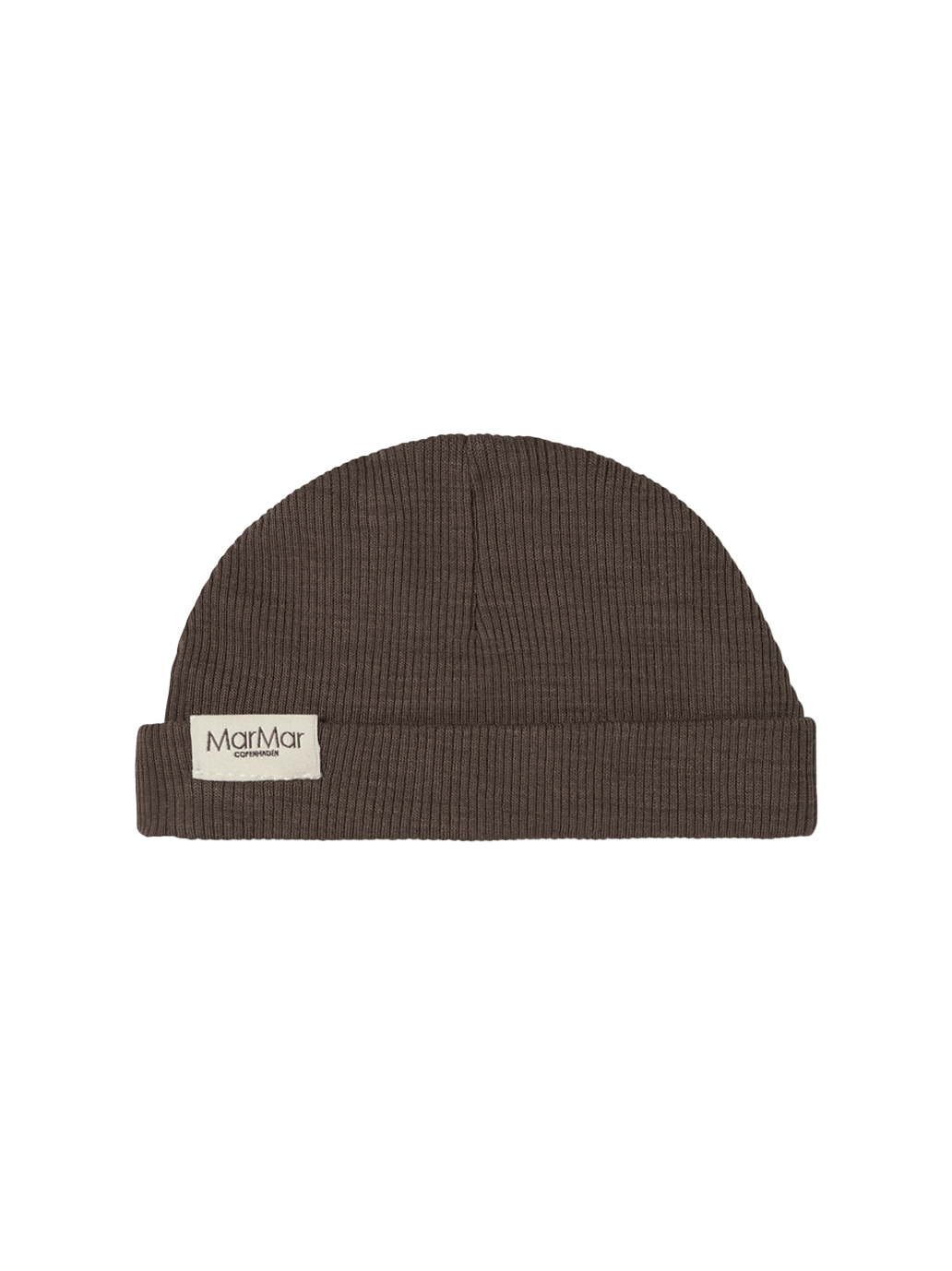 Czapeczka niemowlęca z merino Aiko Rib MarMar Copenhagen BEBE Concept 