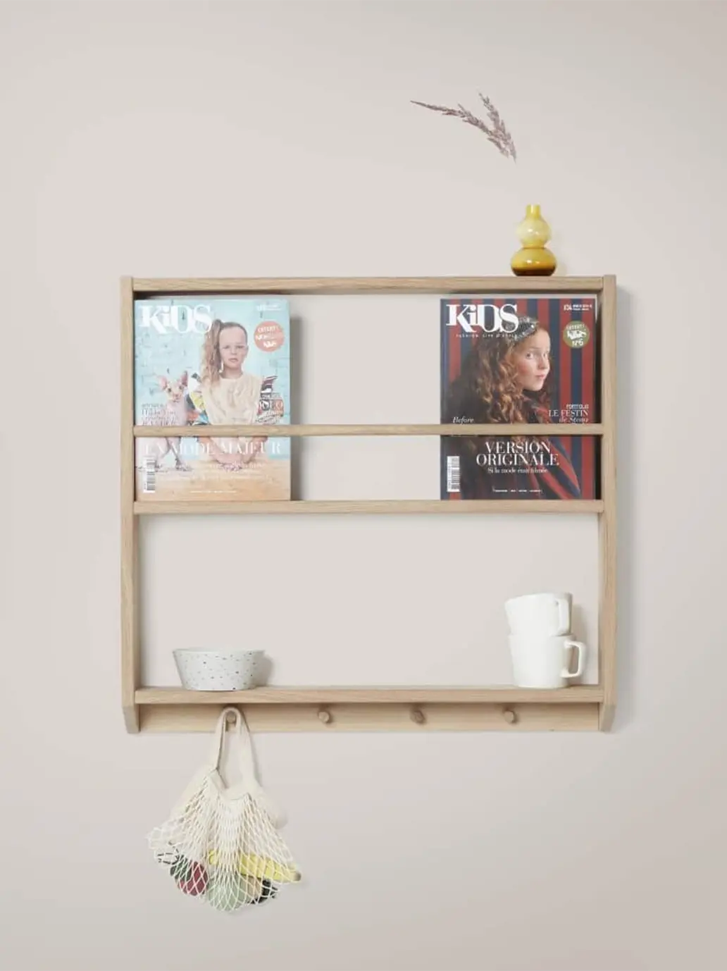 Drewniana półka Eli Shelf Kas Kopenhagen BEBE Concept 