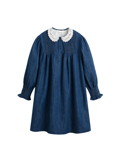 Sukienka Loredana Dress Denim Blue C'era una volta BEBE Concept 