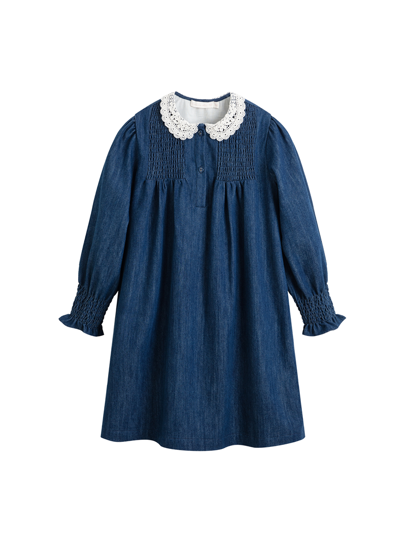 Sukienka Loredana Dress Denim Blue C'era una volta BEBE Concept 