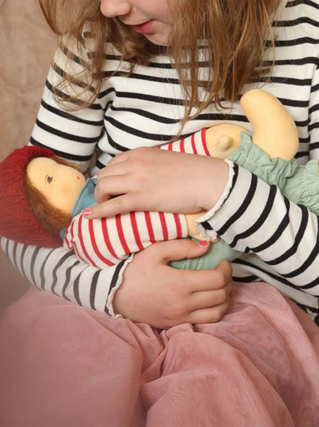 Lalka Retro Handmade Doll Nanchen Natur BEBE Concept 