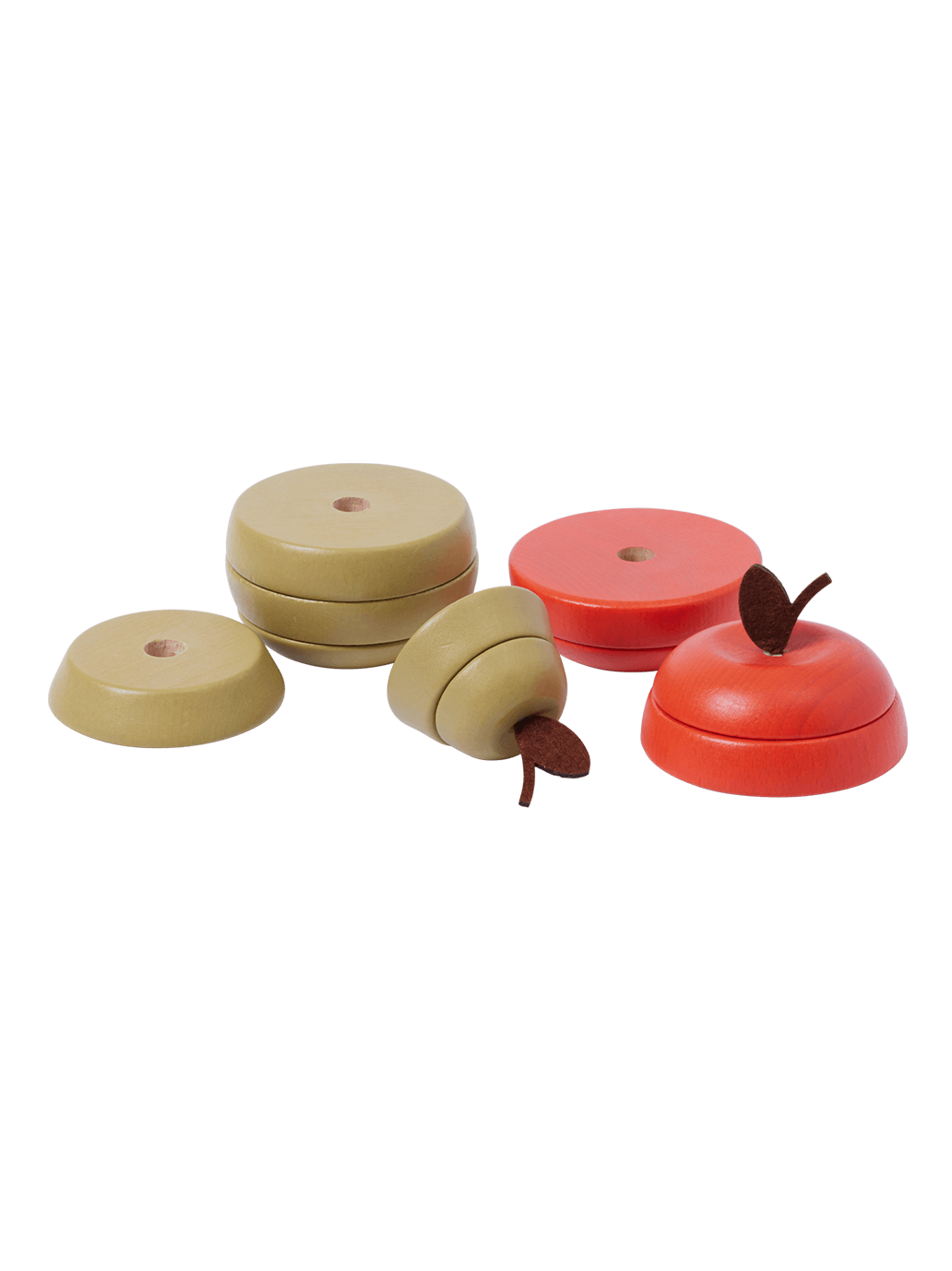 Zestaw zabawek Stacking Apple and Pear Ferm Living BEBE Concept 