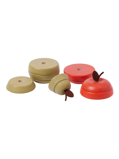 Zestaw zabawek Stacking Apple and Pear Ferm Living BEBE Concept 