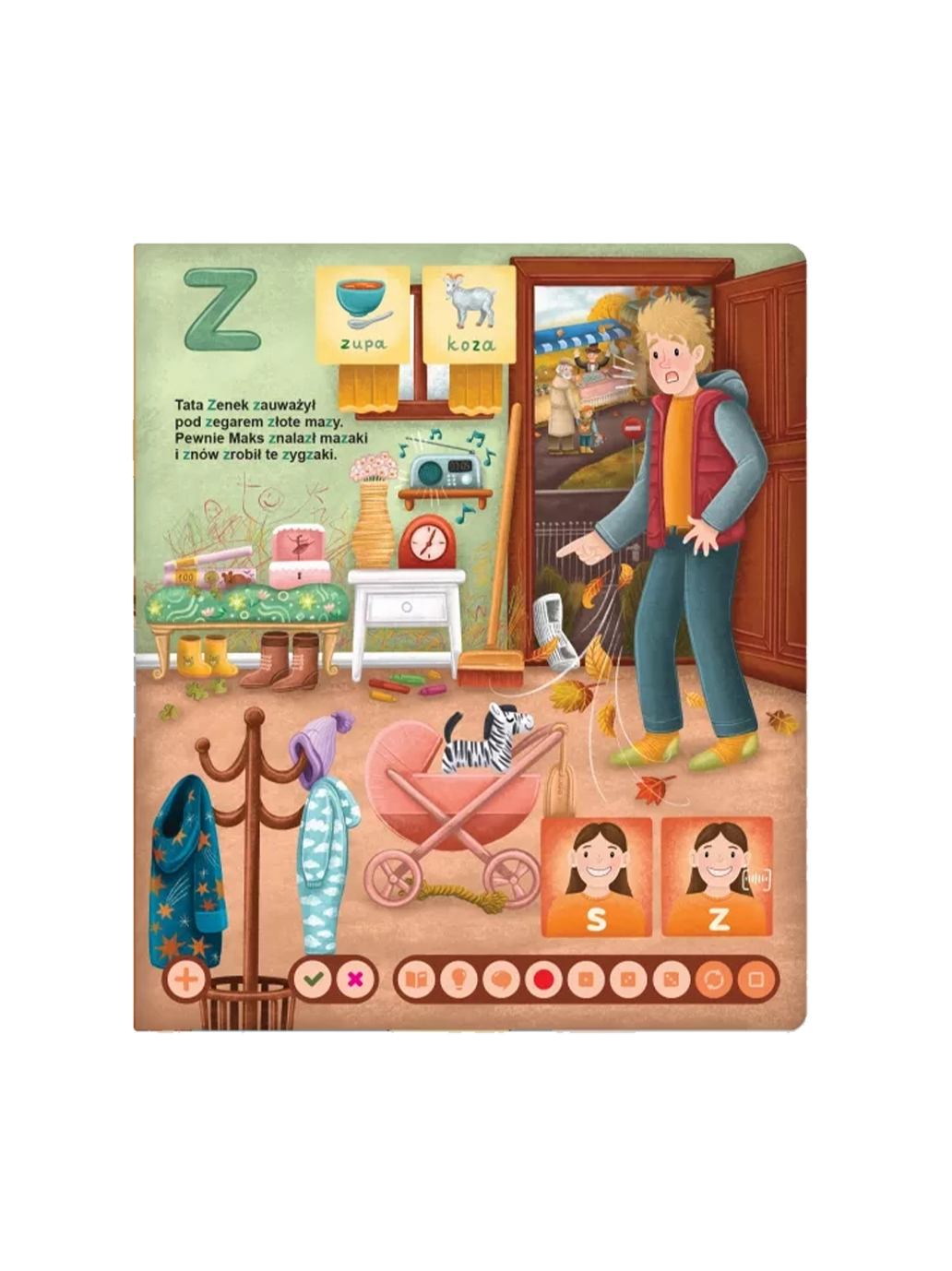 Szumią liście. Pomoc logopedyczna. Książka interaktywna Albi BEBE Concept 
