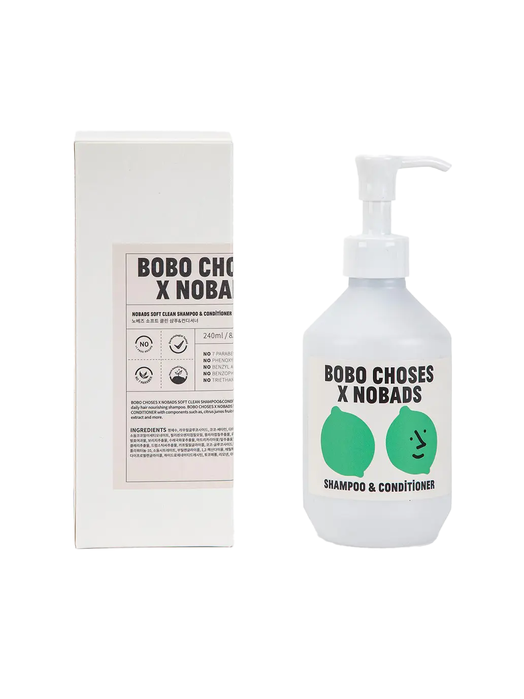 BC x NOBADS Soft Clean Shampoo & Conditioner Bobo Choses BEBE Concept 