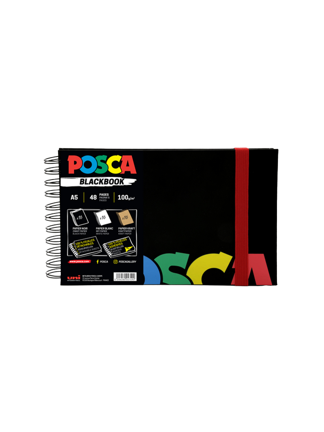Szkicownik do markerów A5 POSCA Blackbook UNI BEBE Concept 