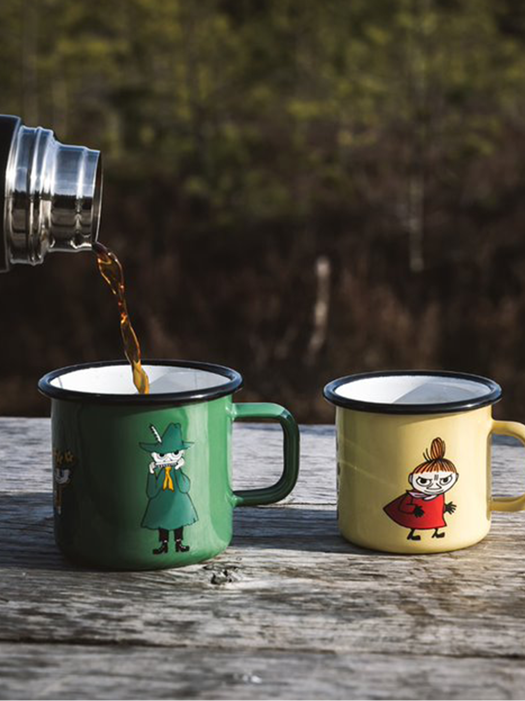 Emaliowany kubek retro Moomin 3.7 dl Muurla BEBE Concept 