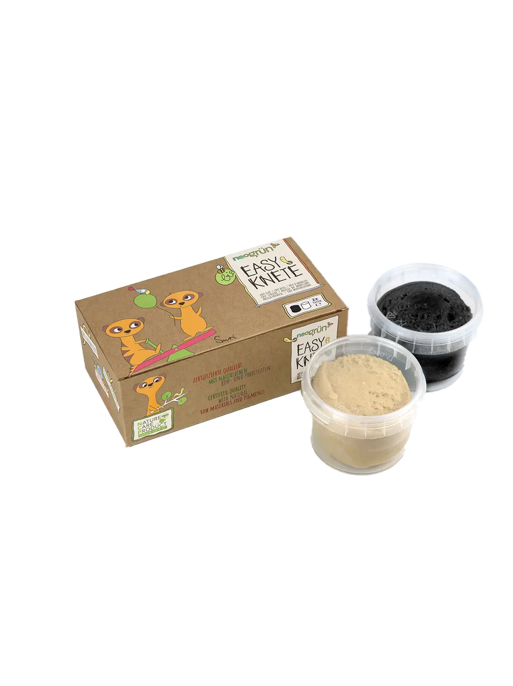 Naturalna ciastolina 2 kolory neogrun BEBE Concept 