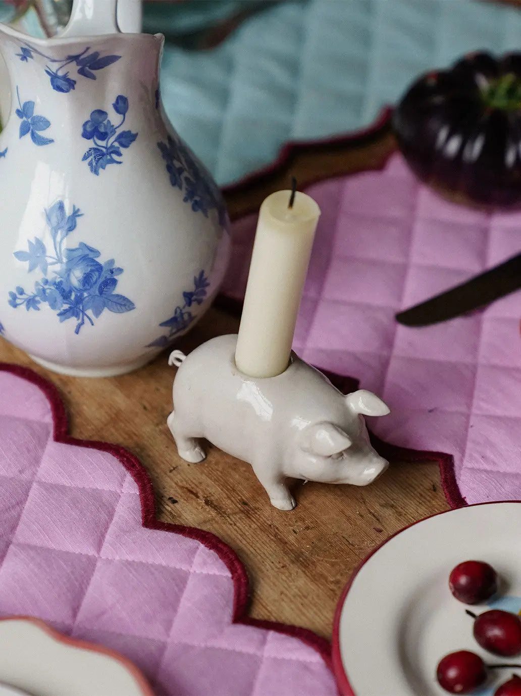 Świecznik Piggy Candle Holder Anna + Nina BEBE Concept 