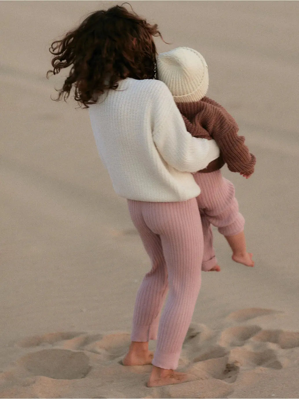 Legginsy z wełny merino dla dzieci Everyday Mille Family BEBE Concept 