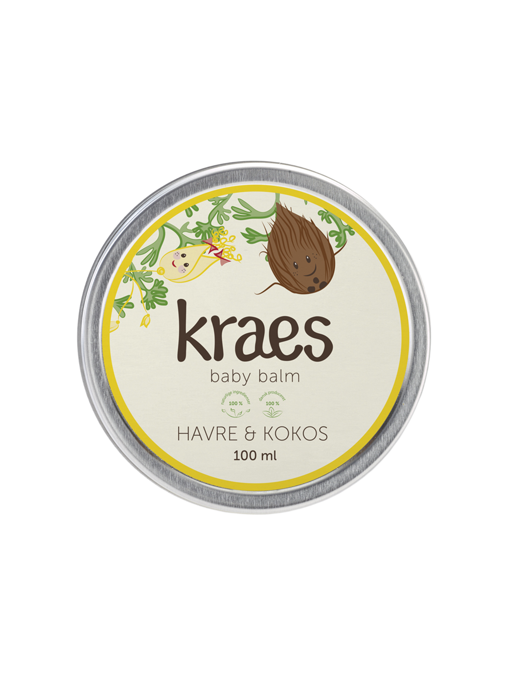 Naturalny wielofunkcyjny Baby Balm Owies & Kokos Kraes BEBE Concept 