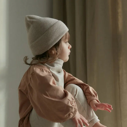 Cienka czapka z wełny merino Fine Mille Family BEBE Concept 