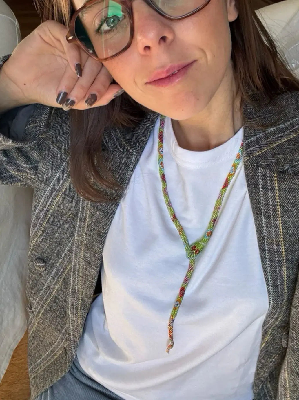 Naszyjnik z koralików Snake Necklace Amori Mori BEBE Concept 
