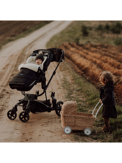 Powiększany śpiworek z wełną do wózka iGrow Aspen Zaffiro BEBE Concept 