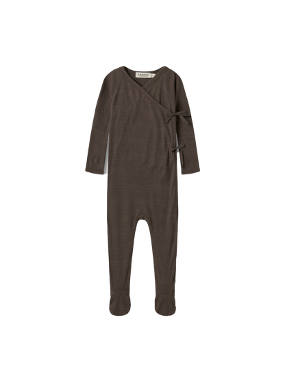Śpioszki niemowlęce merino Rubetta Rib MarMar Copenhagen BEBE Concept 
