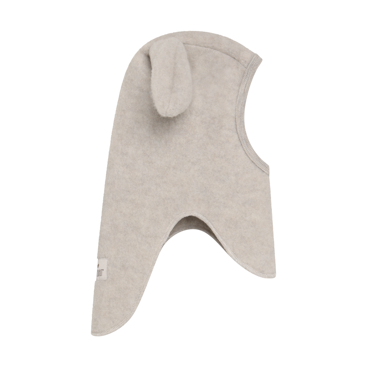 Kominiarka Balaclava Ears Wool Fleece CAMEL MELANGE