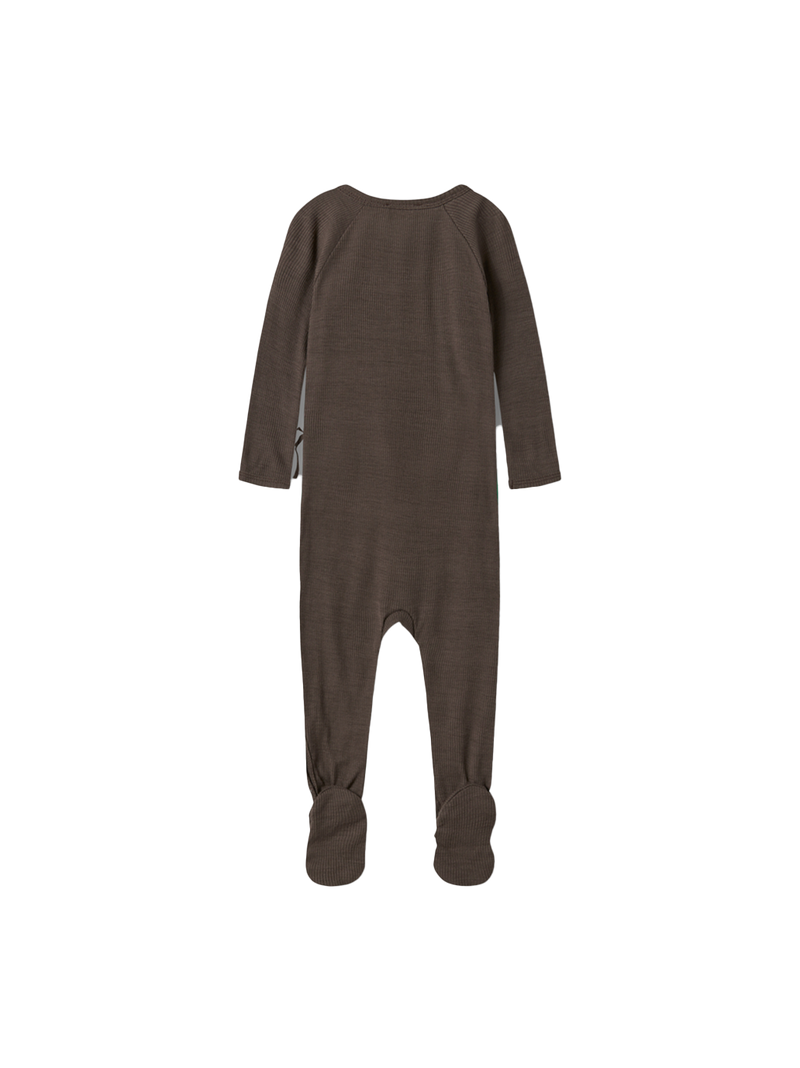 Śpioszki niemowlęce merino Rubetta Rib MarMar Copenhagen BEBE Concept 