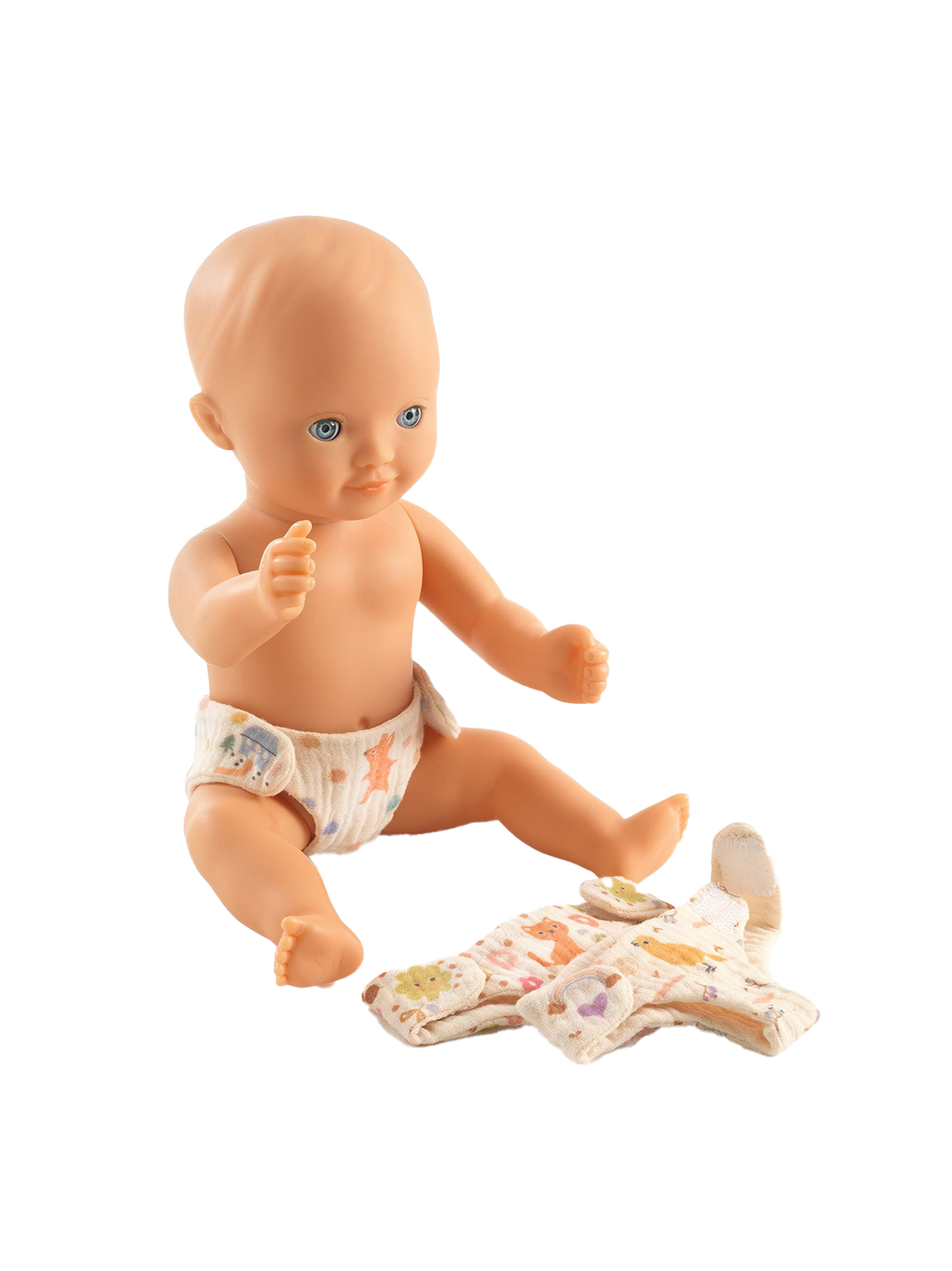 Zestaw pieluszek dla lalki Pomea Djeco BEBE Concept 