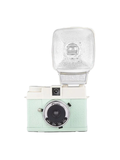 Analogowy aparat Diana Mini &amp; Flash Half-frame &amp; Square Camera Lomography BEBE Concept 
