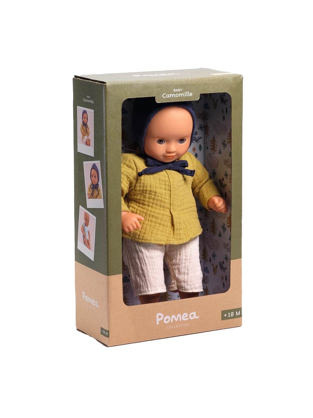 Lalka z ruchomymi powiekami Baby Pomea Djeco BEBE Concept 