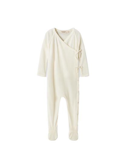 Śpioszki niemowlęce merino Rubetta Rib MarMar Copenhagen BEBE Concept 