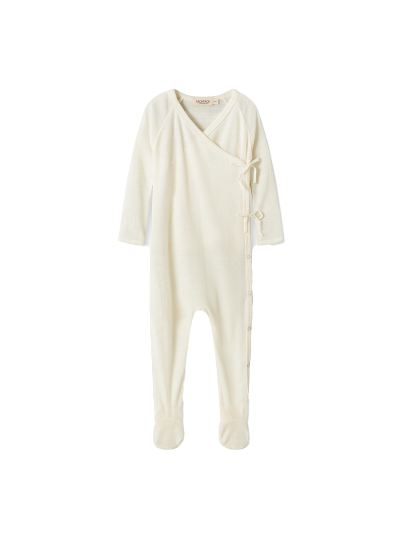 Śpioszki niemowlęce merino Rubetta Rib MarMar Copenhagen BEBE Concept 