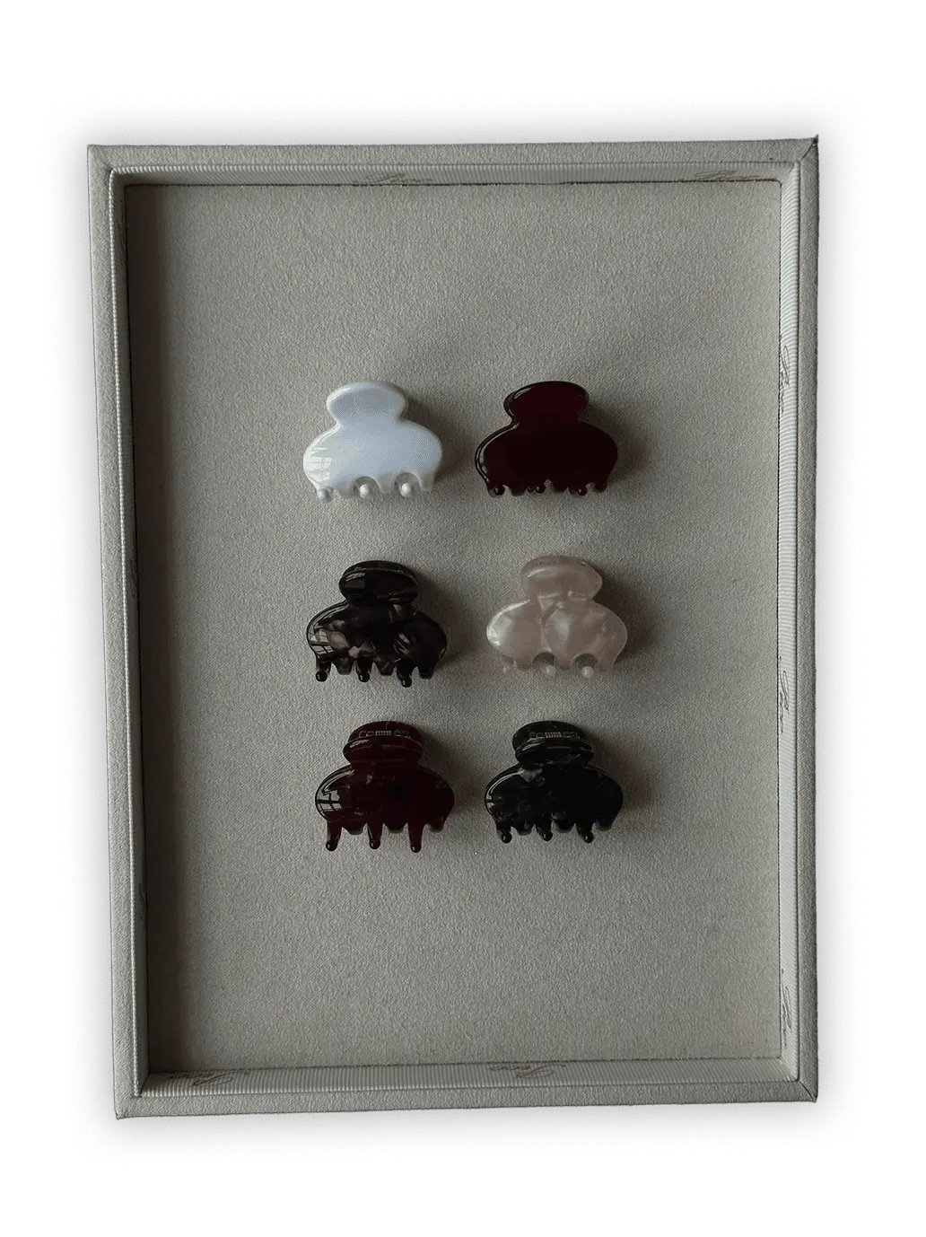 Spinka do włosów Mini Ace Claw White Pico BEBE Concept 