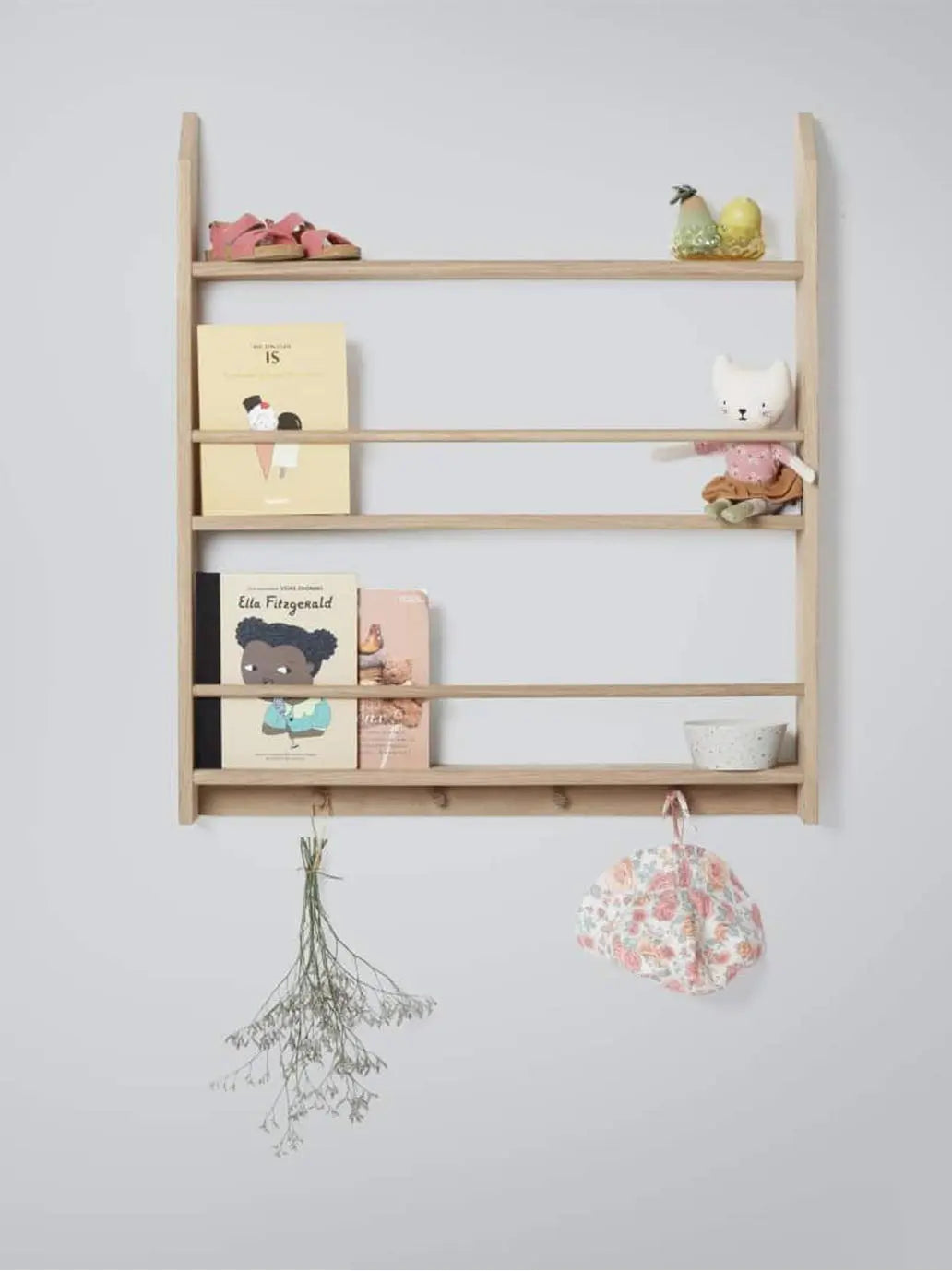 Drewniana półka Eli Plate Shelf Kas Kopenhagen BEBE Concept 