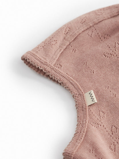 Kominiarka niemowlęca merino Balaclava Pointelle MarMar Copenhagen BEBE Concept 