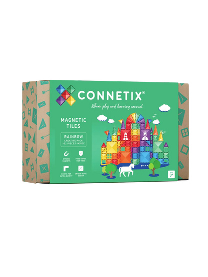 Klocki magnetyczne Rainbow Creative Pack Connetix BEBE Concept 