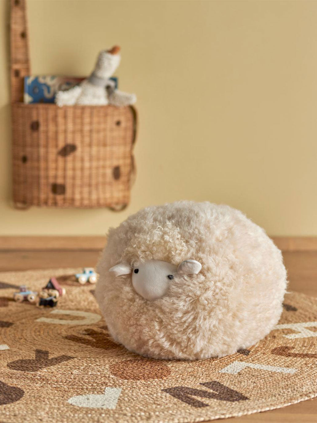 Wełniana pufa Rubert Bloomingville BEBE Concept 
