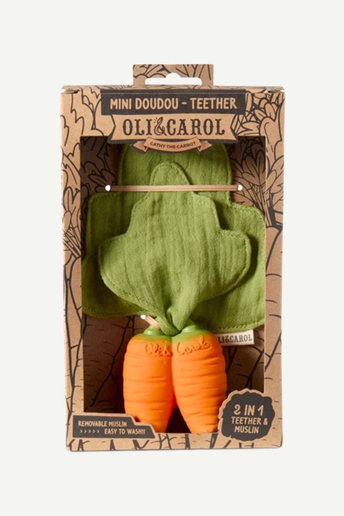 Gryzak z przytulanką Mini Doudou
