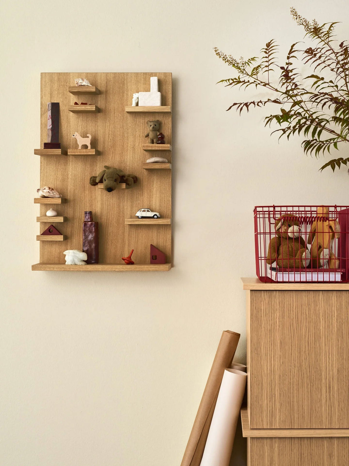 Zestaw stalowych koszy do przechowywania Cala Ferm Living BEBE Concept 