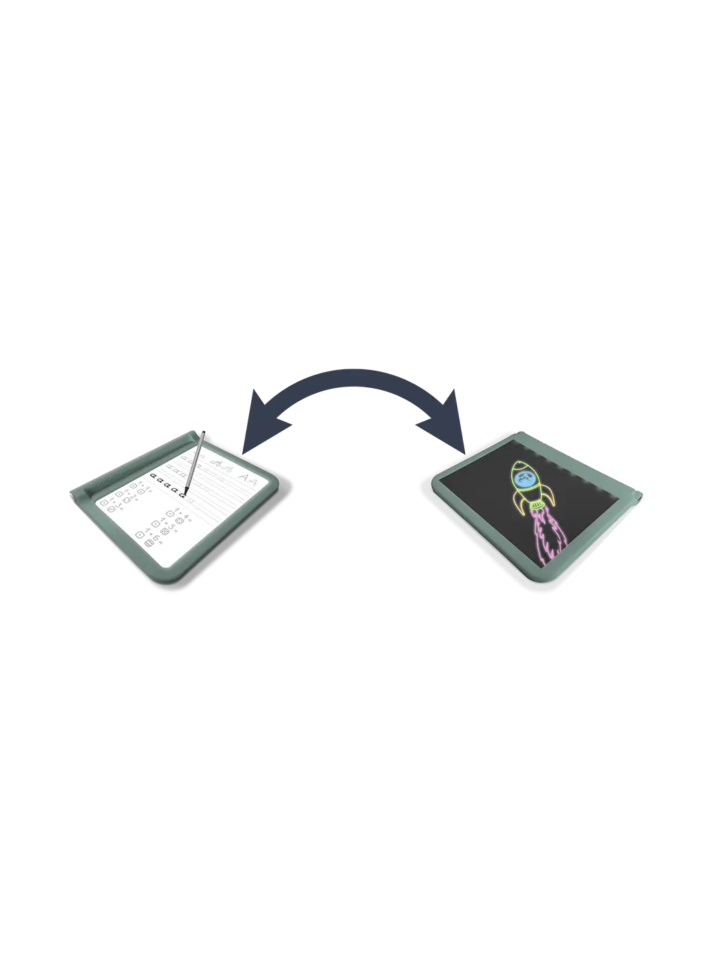 Podświetlany tablet do nauki pisania i rysowania Kidywolf BEBE Concept 