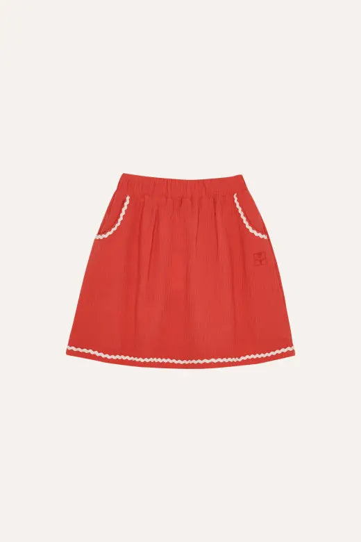 Red Bambula Skirt The Campamento BEBE Concept 